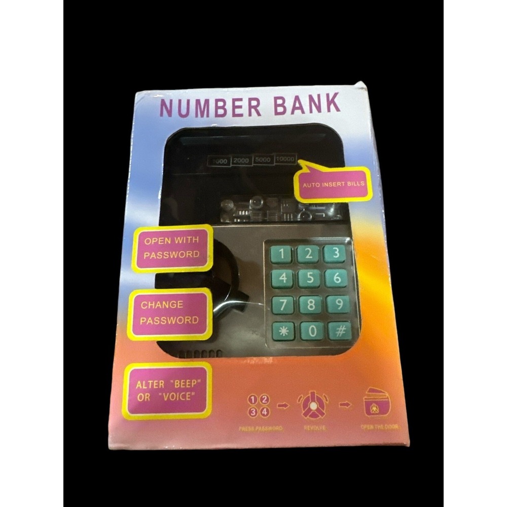 Piggy Bank Cash Coin Can ATM Bank Electronic Coin Money Bank Gift For Kids